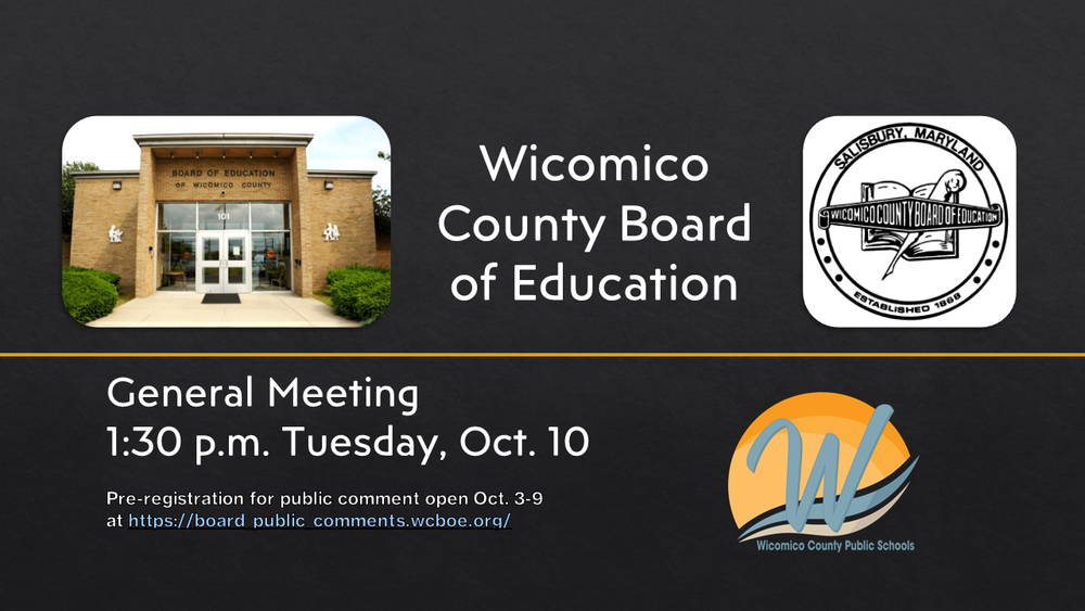 County Board of Education Meeting Set for Oct. 10th Parkside